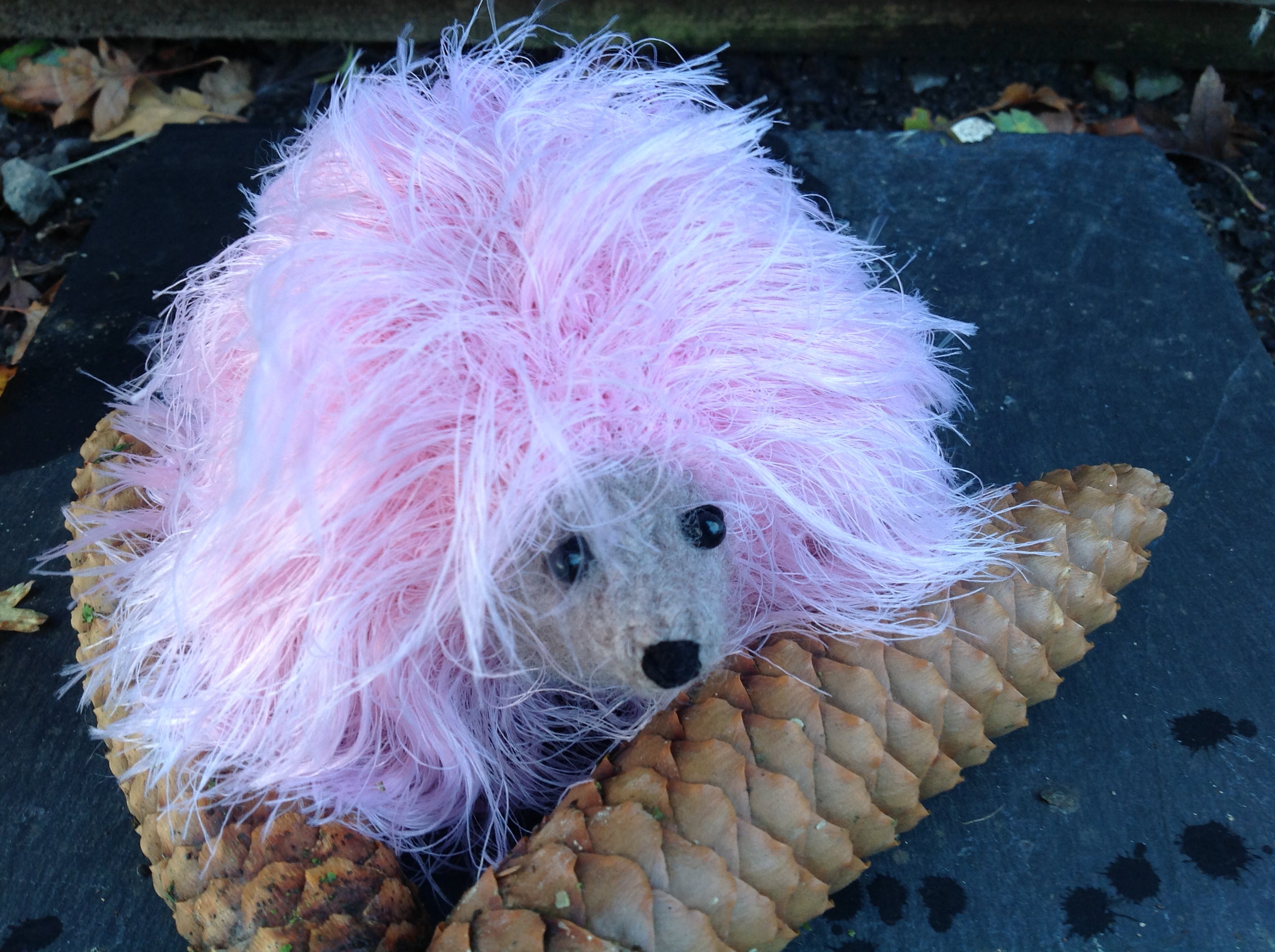 Hedgehog….Made To Order Knitted and Felted