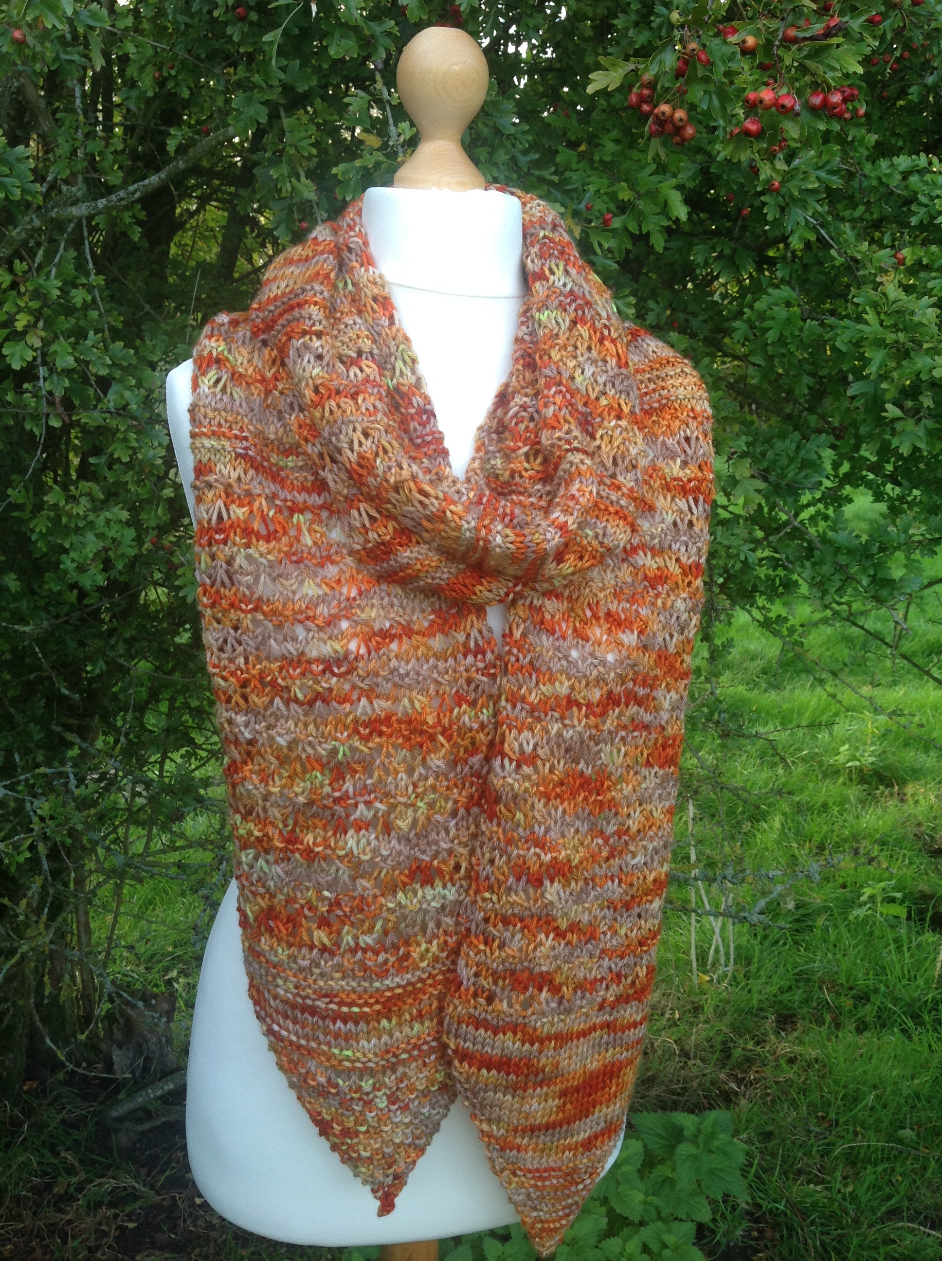 Brianna Scarf. DK Knitting Pattern