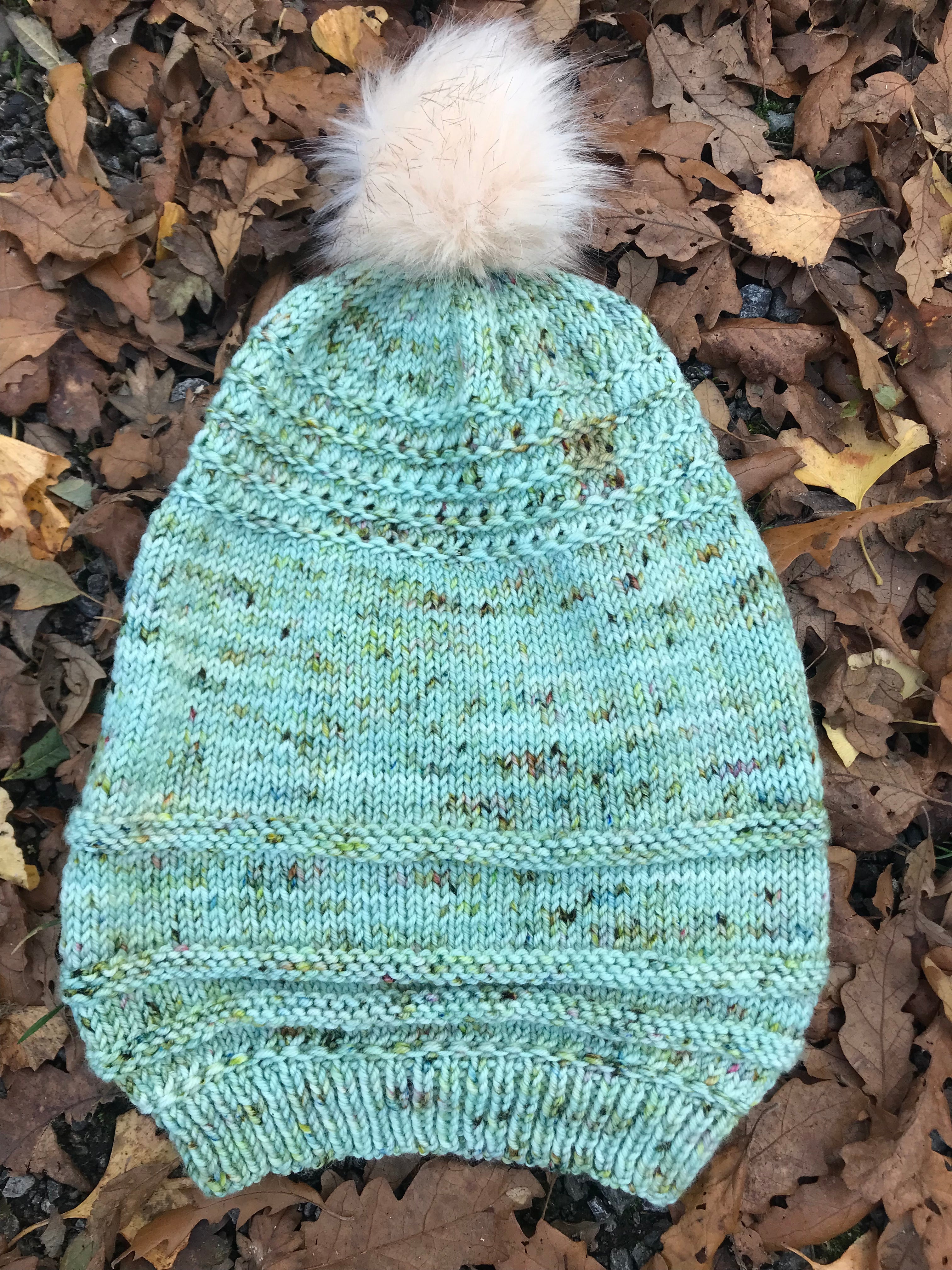 "Bonfire Night" Slouch Hat Knitting Pattern