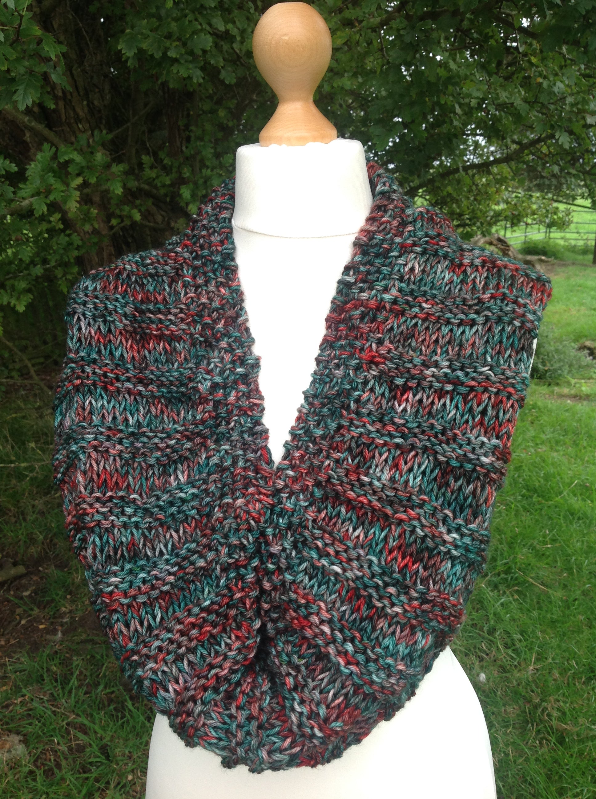 Culloden Cowl. DK Knitting Pattern