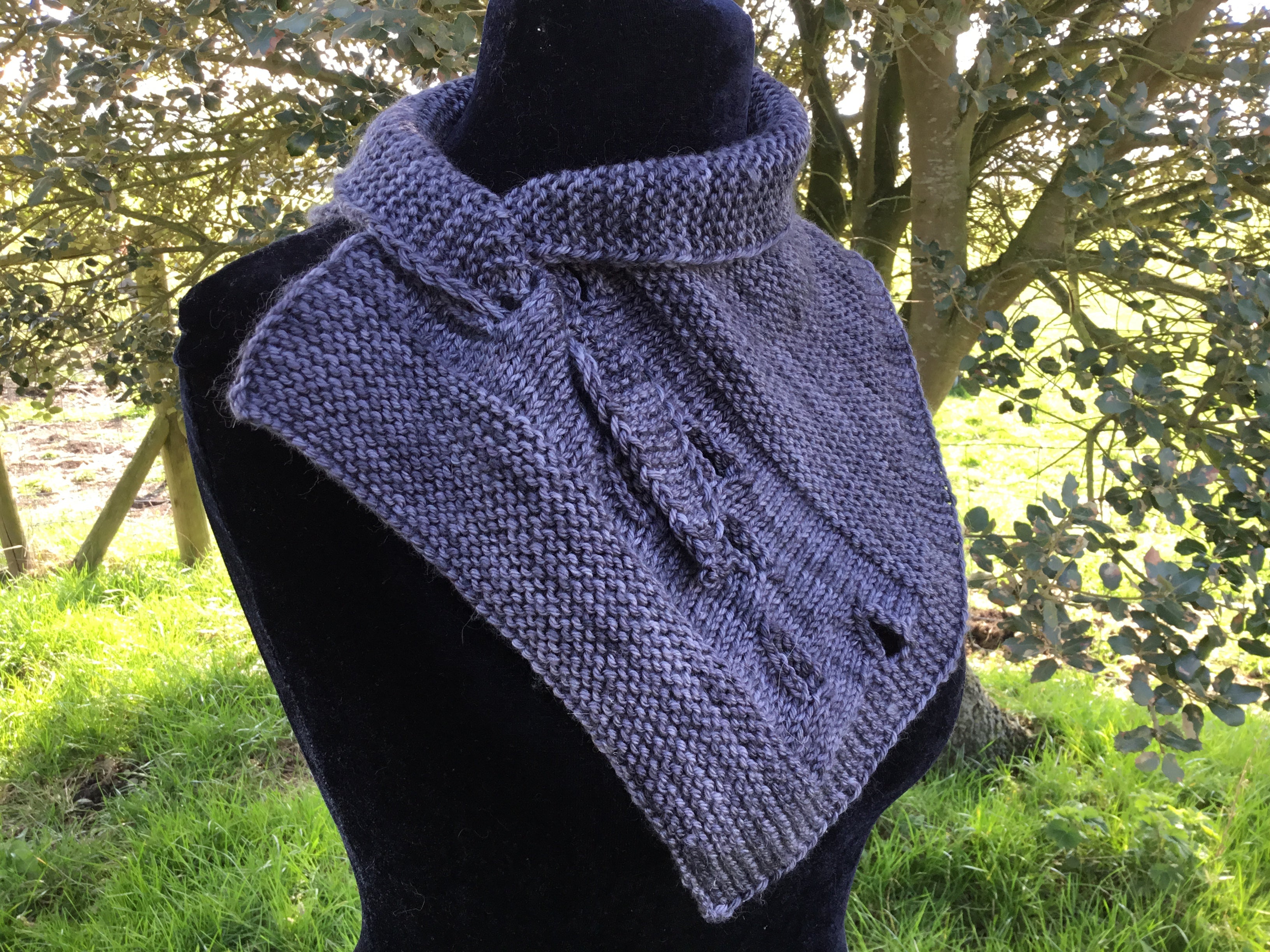 Wolfs Brother Cowl. DK Knitting Pattern