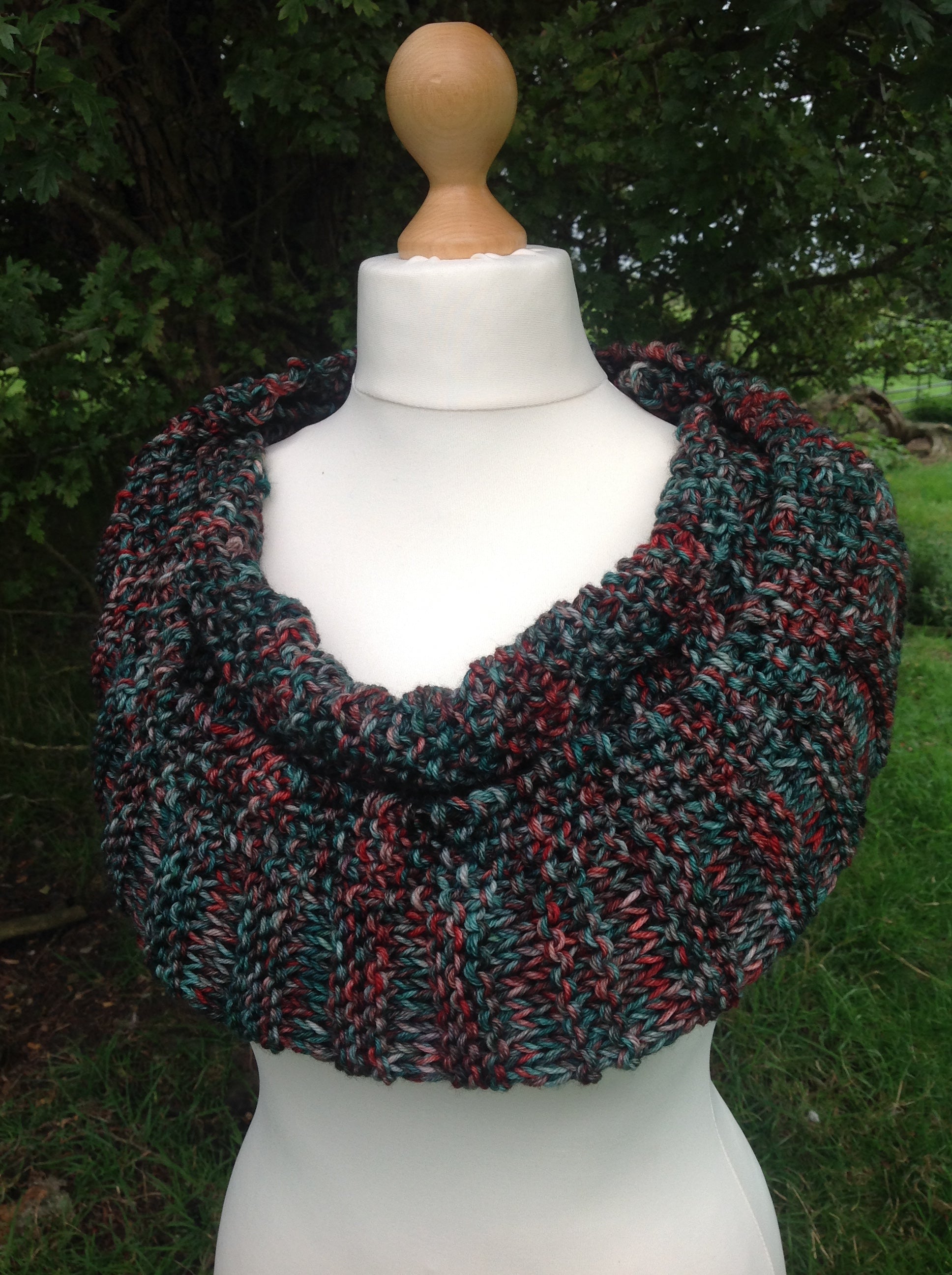 Culloden Cowl. DK Knitting Pattern