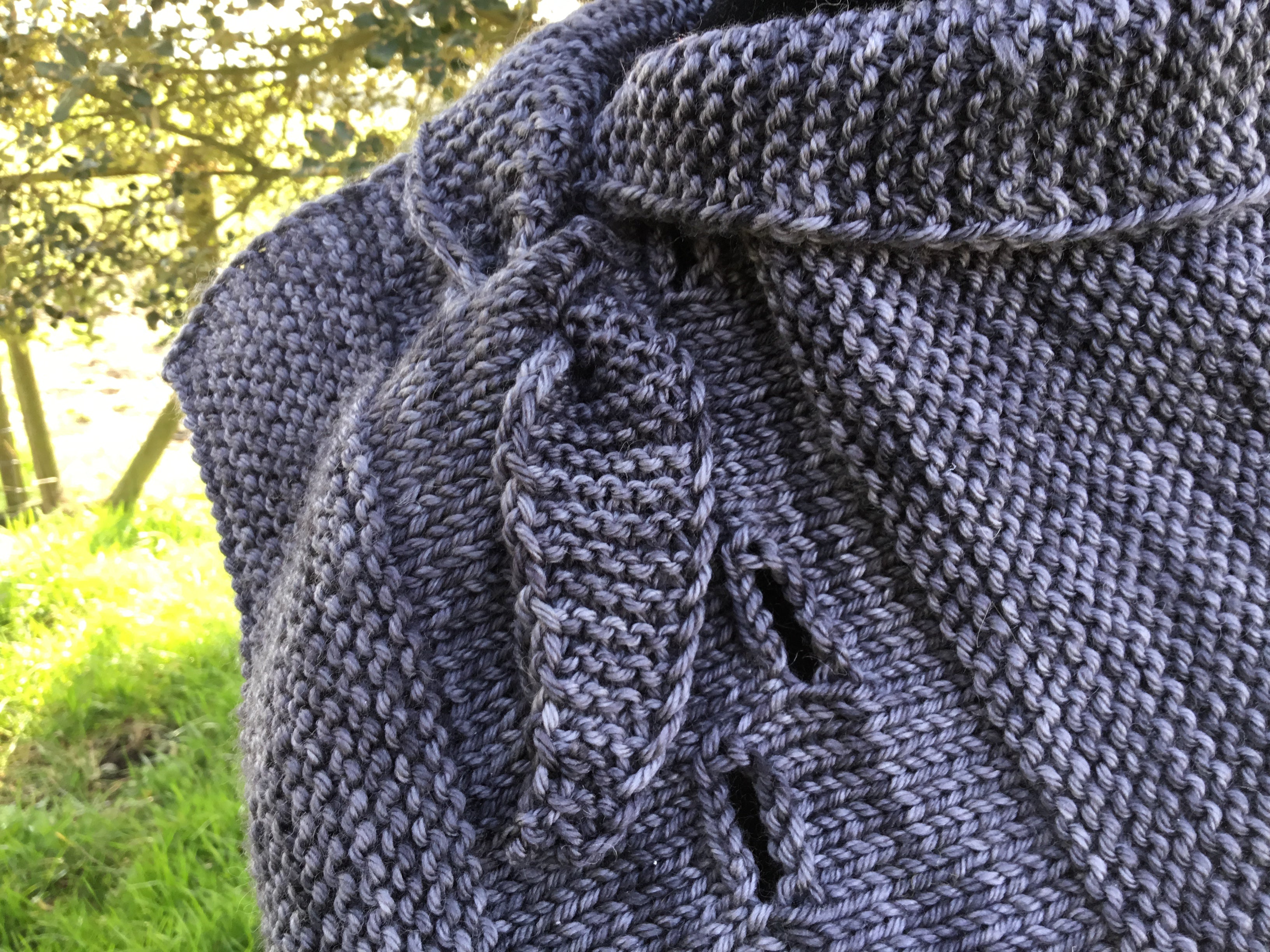 Wolfs Brother Cowl. DK Knitting Pattern