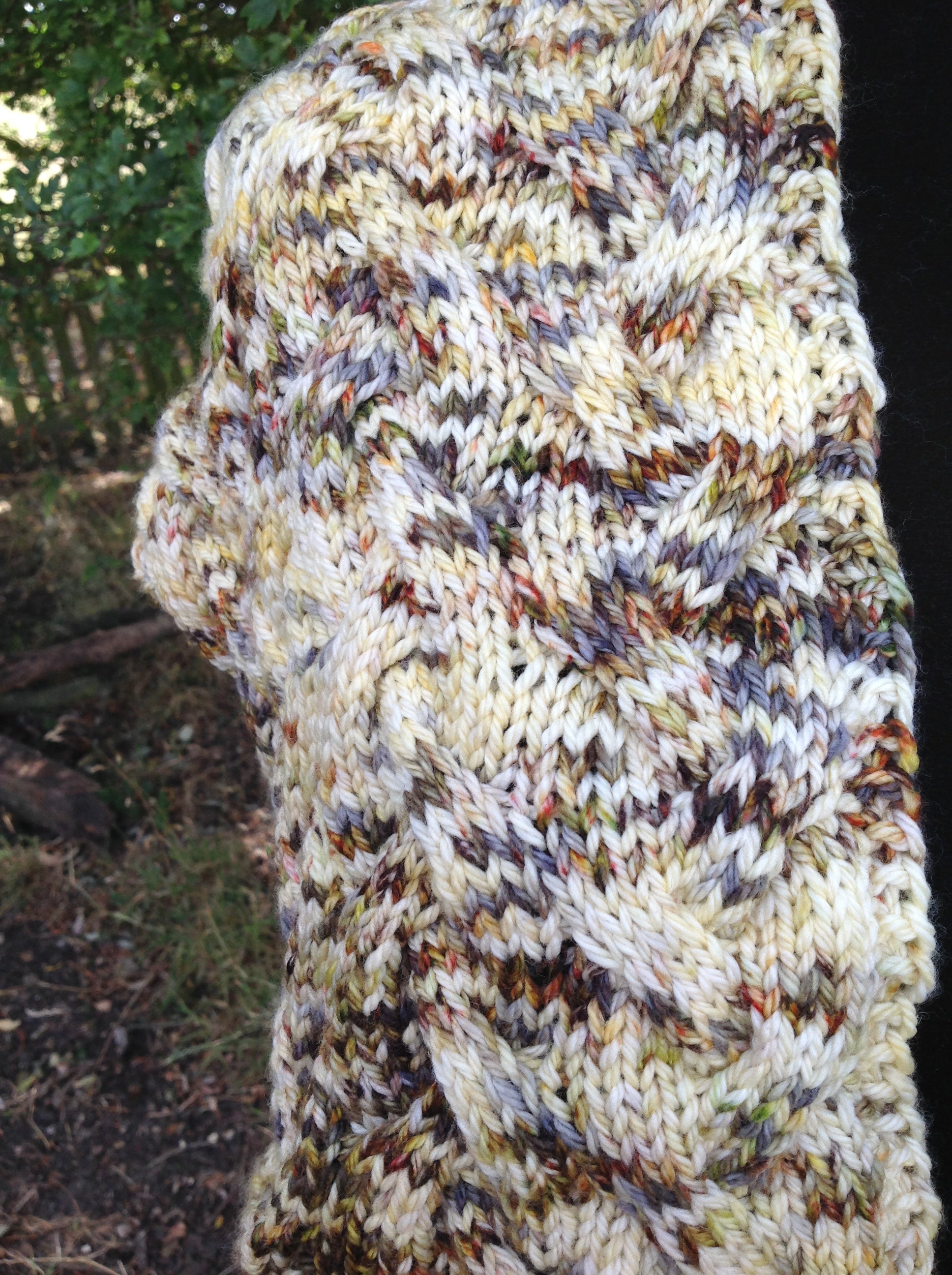 We Are One Cowl. Aran Weight Knitting Pattern